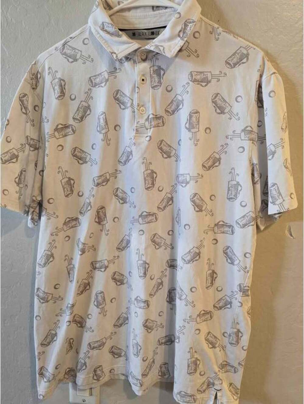 Black Clover Golf Polo Men's Size Large